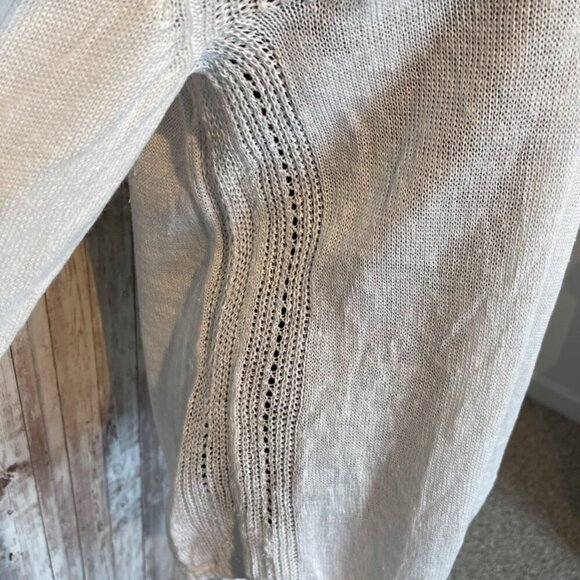 Talbots White Lightweight Tunic Sweater size XL - Picture 3 of 5